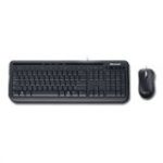 Клавиатура MICROSOFT Wired Desktop 600 USB, Английски + Мишка, Multimedia Function, Черен, С опаковка, 1-pk