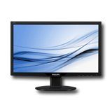 Монитори LCD PHILIPS 191V2SB (18.5″, 1366×768, SmartContrast, 300000:1(DCR), 176/170, 5ms, VGA/DVI) Черен