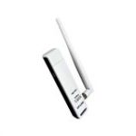 NIC TP-Link TL-WN722N, USB 2.0 Adapter, 2,4GHz High Gain Wireless N 150Mbps, Detachable Omni Directional Antenna 1 x 4dBi (RP-SMA)