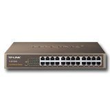 Switch TP-Link TL-SF1024D,  24-Port RJ45 10/100Mbps Standard 13-inch steel case switch, 4.8Gbps Switching Capacity, Fanless, Auto Negotiation/Auto MDI/MDIX