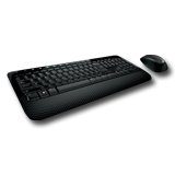 Клавиатура MICROSOFT Wireless Desktop 2000 + Мишка, С опаковка, 1-pk, Английски (Международен)