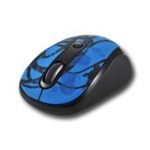 Мишка DELUX DLM-130GB (Безжичен 2400MHz 800dpi/1600dpi,3 btn), Черен/Син