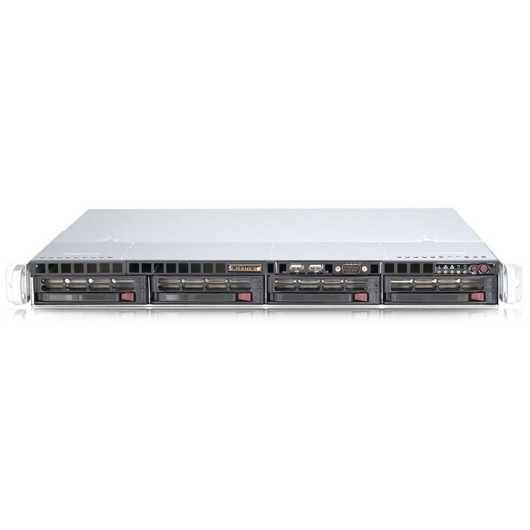 Server SUPERMICRO (Rack-Mountable, Intel C602 (Socket 1356), Bus 8GT/sec, DDR3 SDRAM 800MHz(PC3-6400)/1066MHz(PC3-8500)/1333MHz(