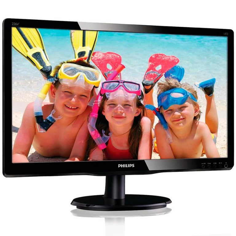 Monitor LED Philips 226V4LSB2/10 (21.5″ LED Full HD 5ms 1920×1080 16/9 VGA 200cd/m 10M:1 VESA) GlossyBlack