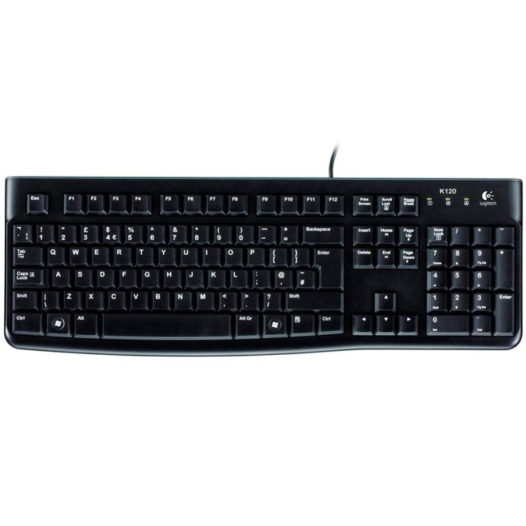 LOGITECH Corded  Keyboard K120 – Business EMEA – Bulgarian layout – BLACK