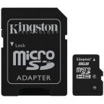 Kingston  8GB microSDHC Class 4 Flash Card + SD Adapter, EAN: ‘740617128147