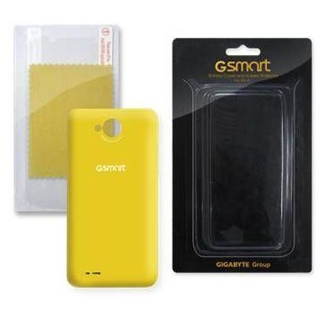 RIO R1 BATTERY COVER (YELLOW)+ SCREEN PROTECT LABEL