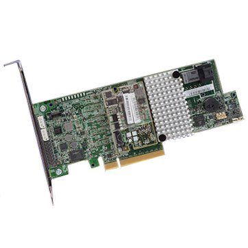 LSI Controller Card LSI00415, 4-Port Int., 12Gb/s SATA+SAS, PCIe 3.0, 1GB DDRIII