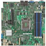 MB Server Socket-1150 INTEL iC226 (mATX,FSB 5000MHz,4 x DDR3 SDR,Памет на видео картата,2xGbitLAN,SATA III)