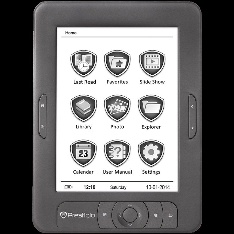 PRESTIGIO MultiReader Lumen PER3764BC (6.0”eInk,600×800,frontlight,4GB,Linux,E200 480mHz, 256MB,1400mAh) Graphite Retail