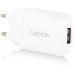 CANYON Single USB Home Carger 1A (Color: White)