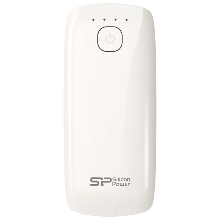 SILICON POWER 5200mAh,Power Bank,Petroleum P51,White