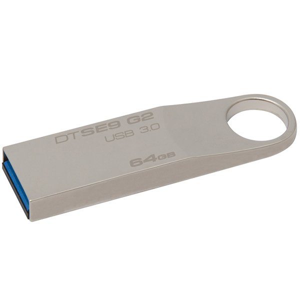 Kingston  64GB USB 3.0 DataTraveler SE9 G2 (Metal) 100MB/s read 15MB/s write, EAN: ‘740617237757