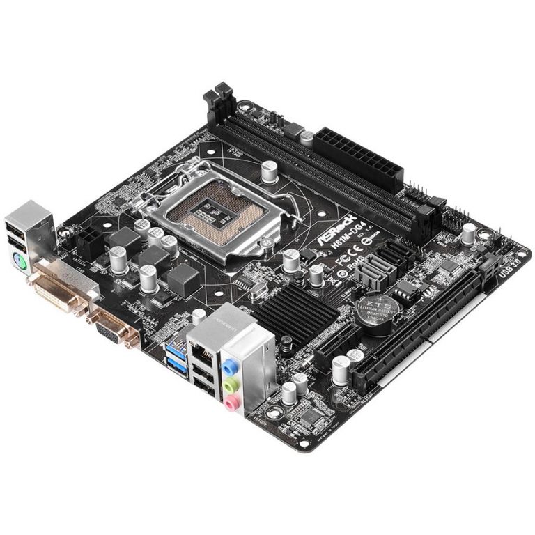 ASROCK Main Board Desktop iH81 (S1150, DDR3,USB3.0,SATA III,LAN,5.1ch, DVI,USB3.0,SATA II) mATX Retail