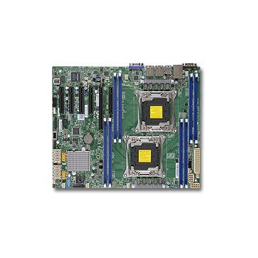 Supermicro MBD-X10DRL-I-O, Dual SKT, Intel C612 chipset, 8xDIMMs DDR4 LR/RDIMM2400, 10xSATA3 6G, 2xSATA-DOM, 2x1GbE i210, IPMI2.0+IP-KVM, 5xPCIe3.0/1xPCIe2.0 slots, ATX 12×10, Retail