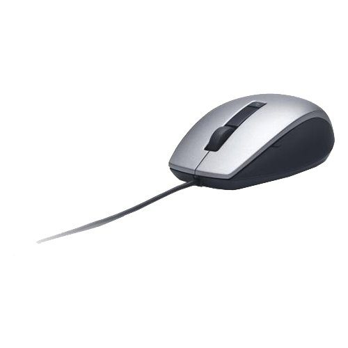 Dell Mouse Laser Scroll USB (6 Buttons) Silver and Black (Kit)
