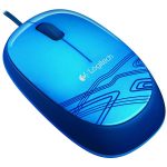 LOGITECH Corded Mouse M105 – EWR2 – BLUE