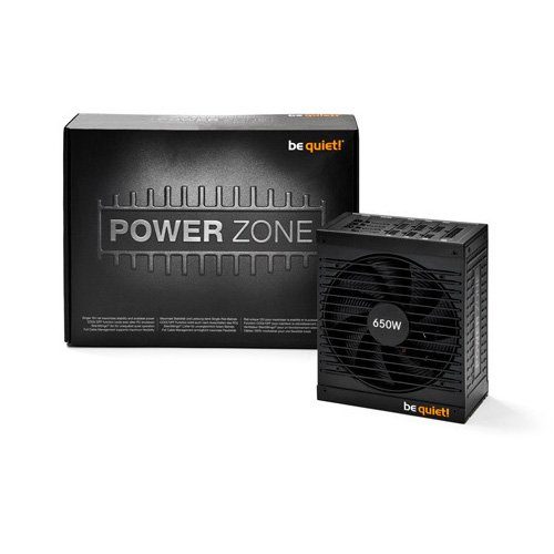 Be Quiet! POWER ZONE 650W – 80 Plus Bronze, Silent Wings, Cable Management, 5 Years Warranty