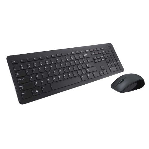 US/European (QWERTY) Dell KM632 Wireless Keyboard and mouse (Kit)