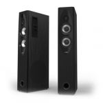 Multimedia Speakers F&D T-60X (2.2, 110W, 40Hz-20kHz, BT4.0/USB/SD/FM/KARAOKE/RC,LED display, Wooden, Black)