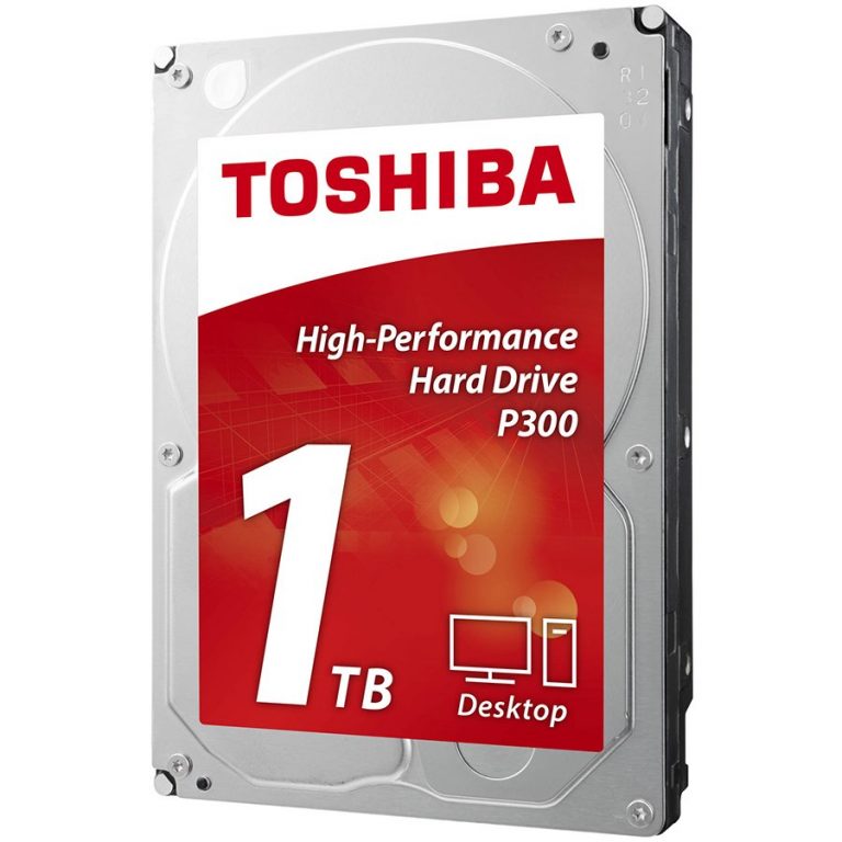HDD desktop Toshiba P300 (3.5″ 1TB, 7200RPM, 64MB, NCQ, AF, SATAIII), bulk