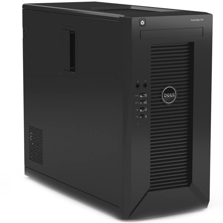 PowerEdge T20, Intel CPU Desktop Core i3-4170 (3.7GHz, 3MB, LGA1150), RAM Optional 1600MHz UDIMM, HDD optional 3.5″ SATA, DVDRW,TPM, 3Y NBD