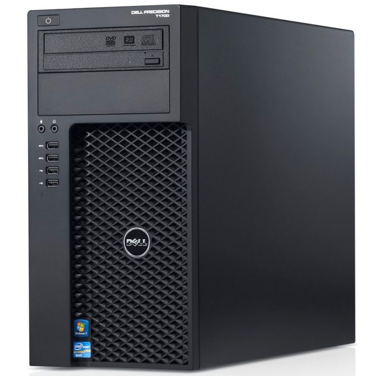 Dell Precision T1700 MT,Intel Xeon Processor E3-1271 v3 (Quad Core HT, 3.60GHz Turbo, 8MB), 16GB (4x8GB) 1600MHz DDR3 Non-ECC, 2