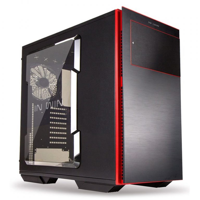 Chassis In Win 707 Full Tower E-ATX SECC Acrylic Window Side Panel, EX 5.25″ x3, 3.5″ or 2.5″ x8,USB 3.0 x2, USB 2.0 x2,HD Audio, 140mm Fan x7, 120mm Fan x3, Water-Cooling Ready, Black