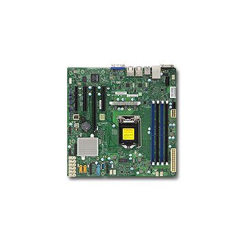 Supermicro MBD-X11SSM-F-O, Single SKT, Intel C236 PCH chipset, 8 x SATA3, 2 x SATA-DOM, 2 x GbE LAN, IPMI LAN,mATX – Retail