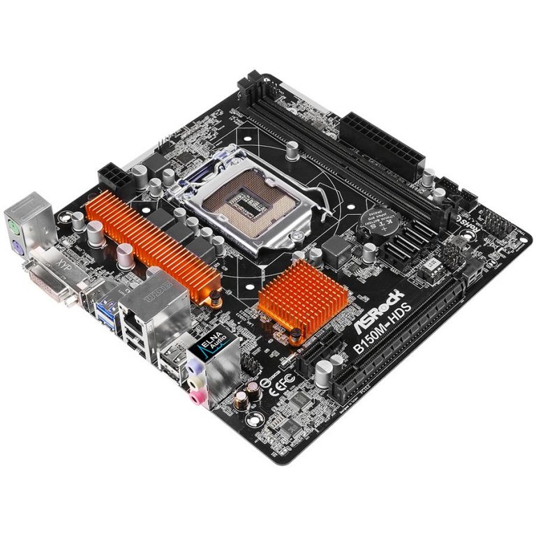 ASROCK Main Board Desktop iB150 (s1151,DDR4, 1xPCIe 3.0 x 16,1xPCIe x1, DVI-D, HDMI, 7.1 Ch, 4xSATA 3, USB 3.0) mATX