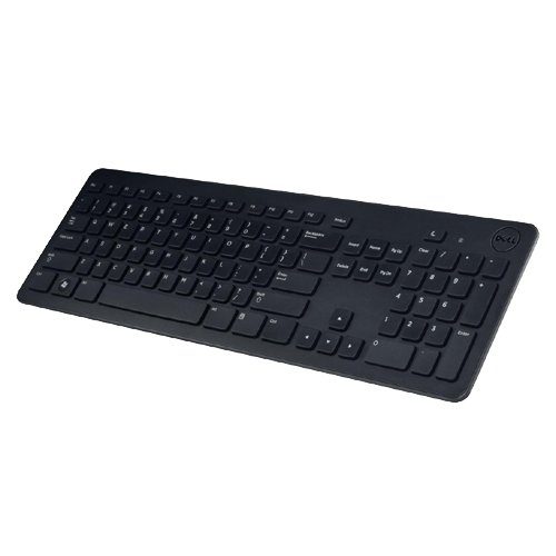 Keyboard : UK/Irish (QWERTY) Dell KB 113 USB Entry Black (Kit)