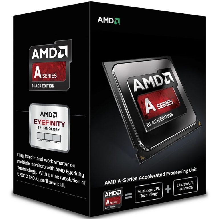 AMD CPU Kaveri A8-Series X4 7650K (3.3GHz,4MB,95W,FM2+, with quiet cooler) box, Black Edition, Radeon TM R7 Series