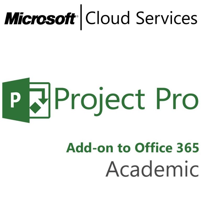 MICROSOFT Project Professional, Academic, VL Subs., Cloud, Single Language, 1 user, 1 year