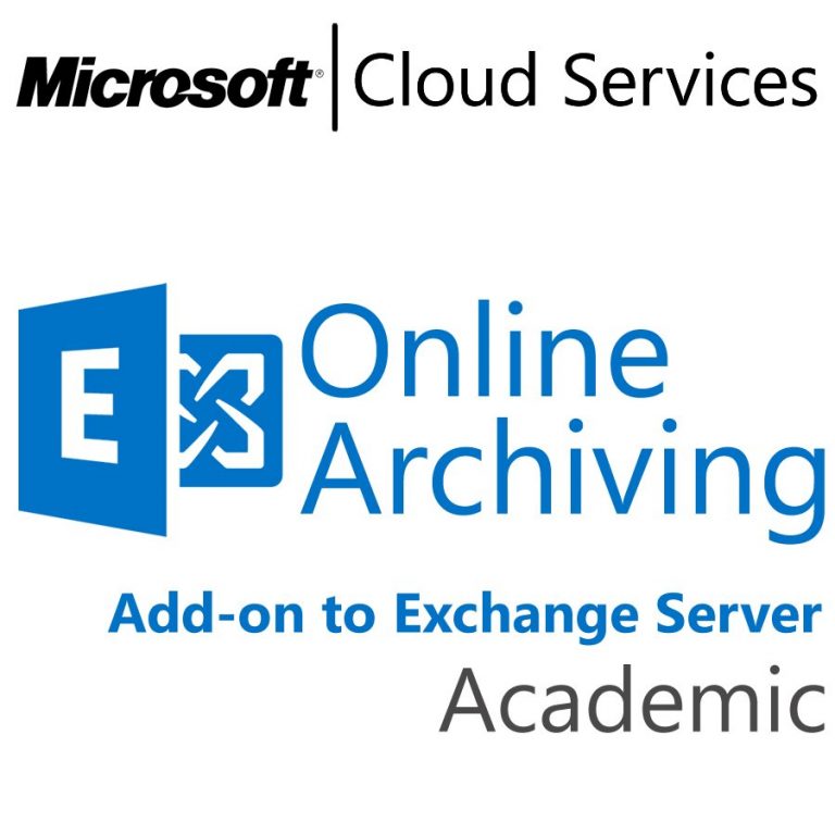 MICROSOFT Exchange Online Archiving, Academic, VL Subs., Cloud, Single Language, 1 user, 1 year