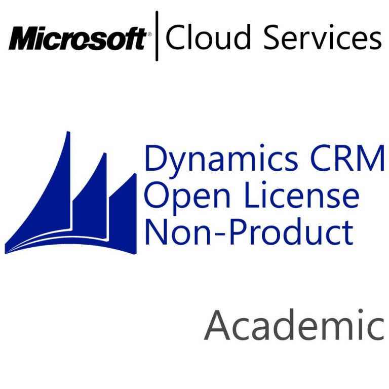 MICROSOFT Dynamics CRM Online Non-Production, Academic, VL Subs., Cloud, Single Language, 1 user, 1 year