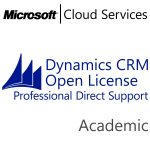 MICROSOFT Dynamics CRM Online Professional Direct Support, Academic, VL Subs., Cloud, Single Language, 1 user, 1 year