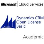 MICROSOFT Dynamics CRM Online Basic, Academic, VL Subs., Cloud, Single Language, 1 user, 1 year
