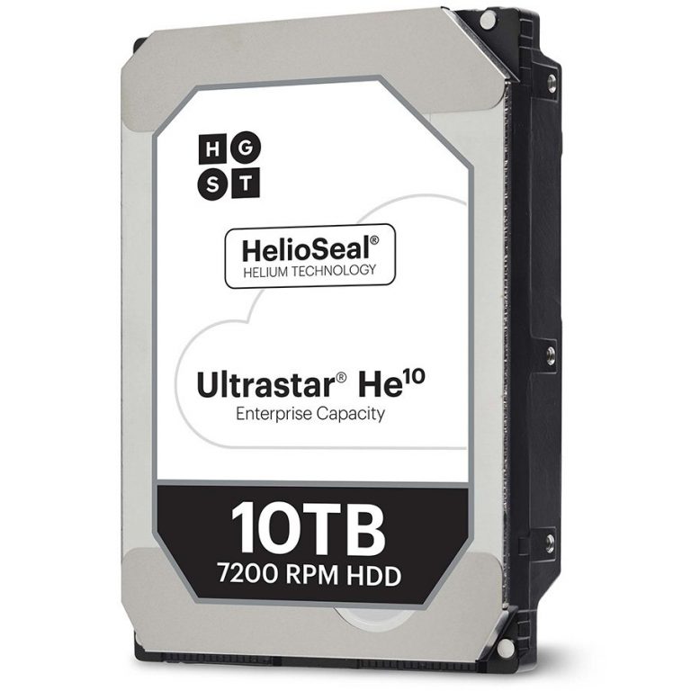 HDD Server HGST Ultrastar HE10 (3.5’’, 10TB, 256MB, 7200 RPM, SATA 6Gb/s, 512E SE) SKU: 0F27454