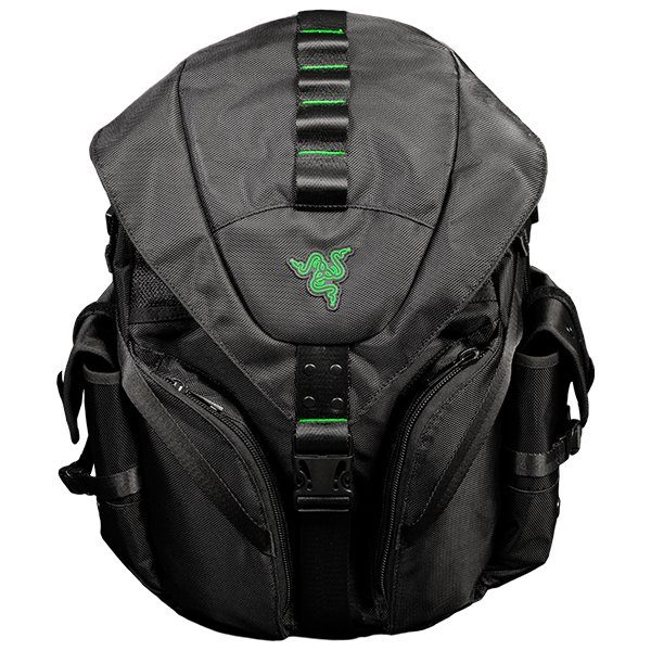 RAZER MERCENARY BACKPACK Made from robust 1680D ballistic nylon,Tear- and water-resistant exterior,TPU padded scratch proof interior.