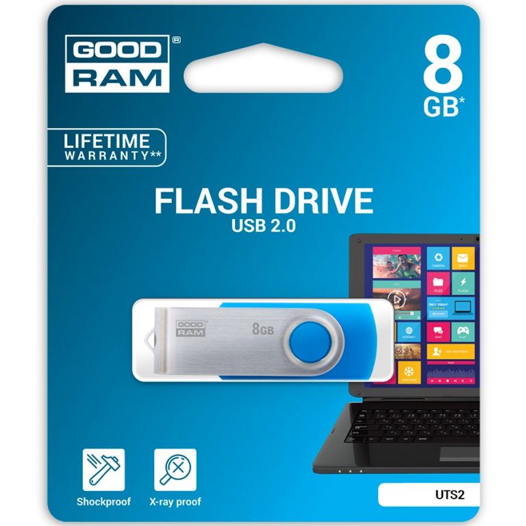 GOODRAM 8GB UTS2 BLUE USB 2.0