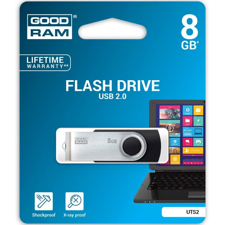 GOODRAM  8GB UTS2 BLACK USB 2.0