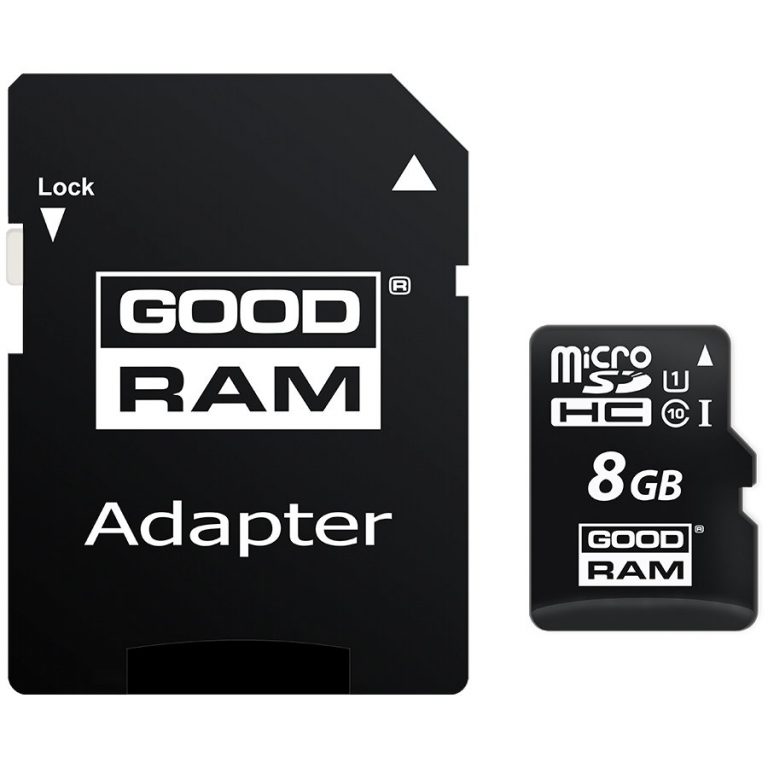 GOODRAM 8GB MICRO CARD class 10 UHS I + adapter