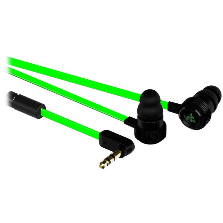 Razer Hammerhead V2,Analog Gaming & Music In-Ear Headphones,10 mm extra-large dynamic drivers,flat-style cables, Enhanced pa