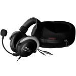 Kingston HyperX Gaming Headset, Cloud X, silver, 53mm drivers, 3.5mm jack, noise-cancellation microphone, aluminium frame, In-Line Audio Control, headset (1.3m) + PC extension cable (2m), Official Xbox licensed headset, EAN: 740617252699