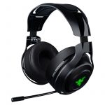 ManO’War Wireless PC Gaming Headset, Wireless 7.1 virtual surround sound for pinpoint precision,7 days of wireless gaming on a single charge, Lag-free wireless performance audio, Chroma lighting, Controls on ear cups, digital Mic