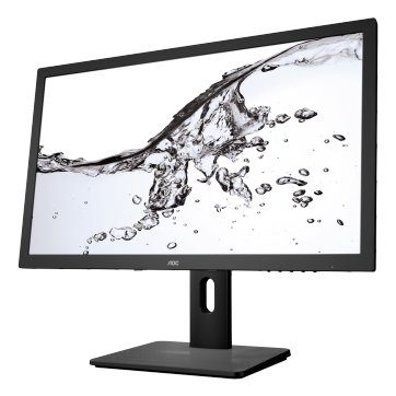 AOC Monitor LED I2475PXQU IPS (23.8”, 16:9, 1920×1080, IPS, 250 cd/m², 1000:1, 200M:1, 5 ms, 178/178°, VGA, DVI, HDMI, HDCP, DP, 4 x USB, Swivel,  Tilt: -5/+25°, Ergonomic height amount, Pivot, Energy Star 7.0, TCO 7.0, EPEAT Gold, Vesa) Black, 3y