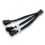 EK-Cable Y-Splitter 3-Fan PWM (10cm)