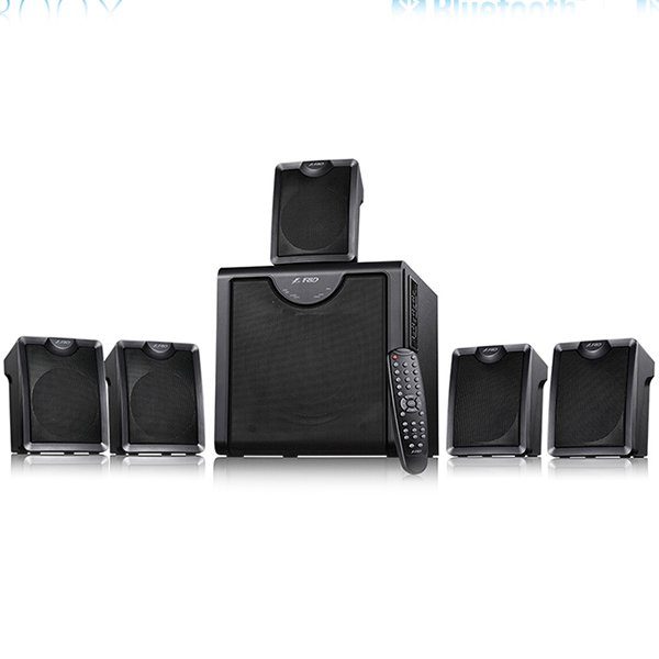 Multimedia Bluetooth Speakers F&D F2300X 5.1 – 5″ Woofer + 5×3” satellite, Output power (RMS) 65W, Blueto