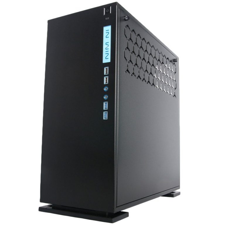 Chassis In Win 303 Mid Tower ATX Aluminum SECC, Tempered Glass, ATX, Micro-ATX, Mini-ITX, Front Ports 2xUSB 3.0,2xUSB 2.0,HD Audio, Dimensions 500x215x480, 1x120mm Rear Fan/120mm Radiator,3x120mm Top Fan/360mm Radiator,3x120mm Bottom Fan, Black