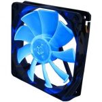 GELID Slim 12 PL Blue 120mmx15.8mm Slim PWM Fan with 4 Blue LED